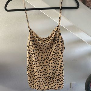 Forever 21 leopard tank